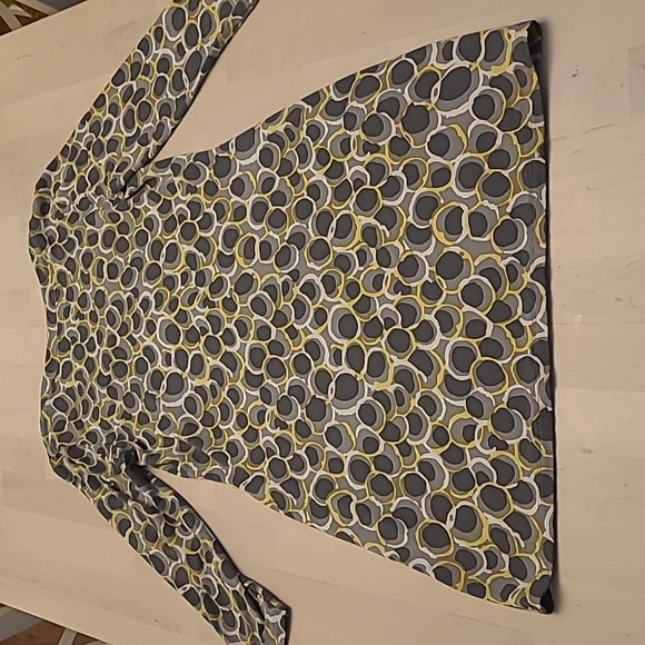 EUC Boden Mod Print Mini Dress Grey, White, Yellow - Picture 12 of 15